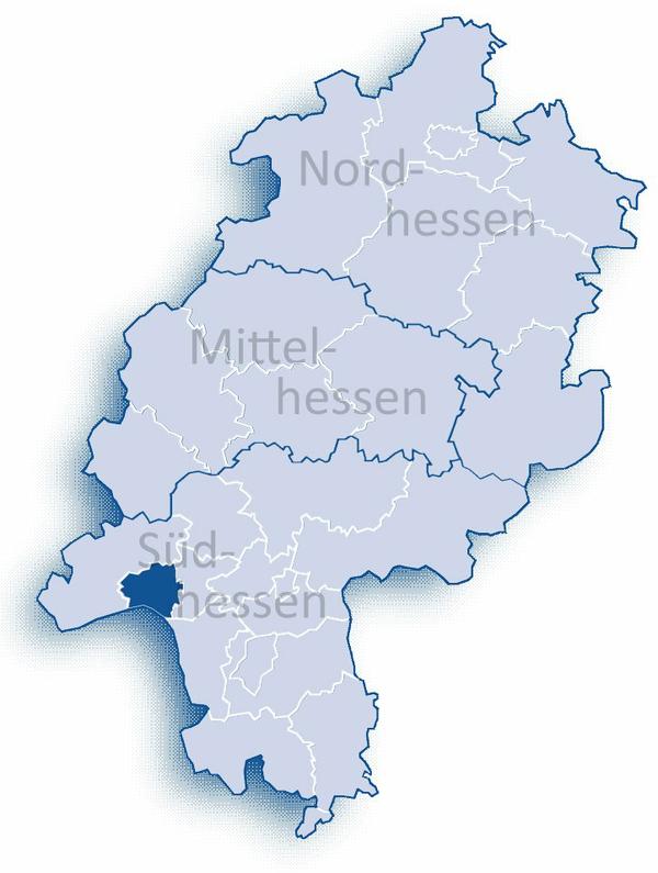 Hessen-Karte